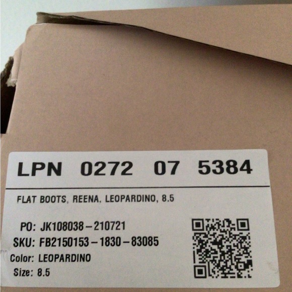 Just Fab woman’s over the knee boot. Leopard print. Size 8.5. - Picture 4 of 5